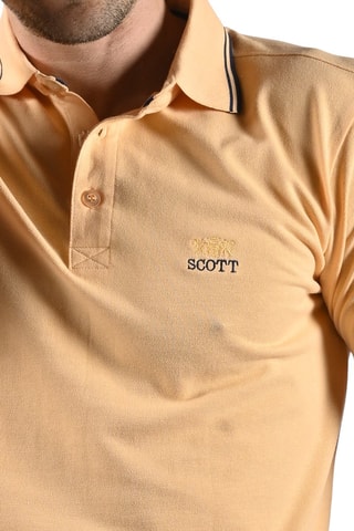 Polo Clasco Laranja-claro