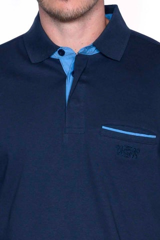 Polo Dalio Azul-marinho