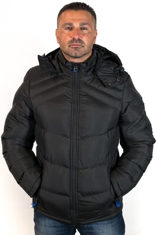 Blusão com capuz - Preto