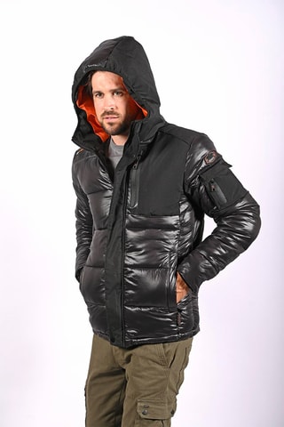 Blusão com capuz Tarmak Preto