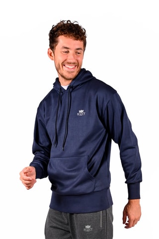 Sweat com capuz Kangou Azul-marinho