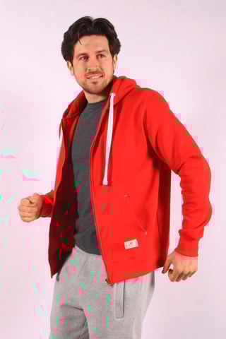 Sweat à capuche Softer - Rouge