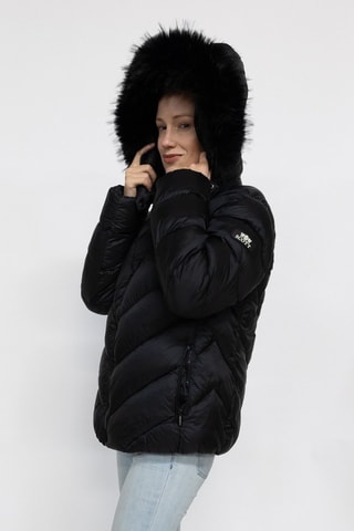 Blusão com capuz Sofia - Preto