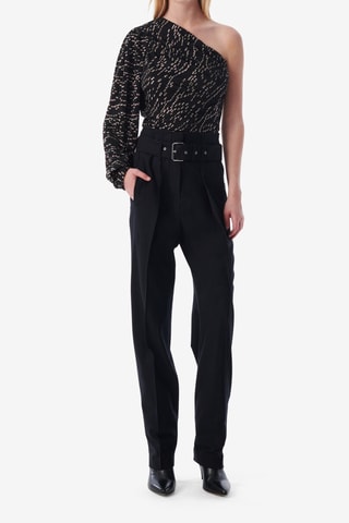 Asymmetrische Top Rayna - Zwart