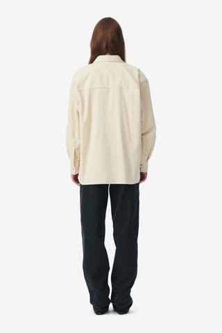 Velours Blouse Jalini - Ecru