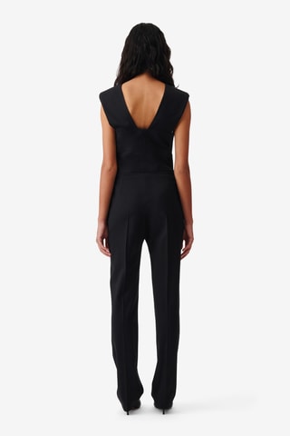 Scheerwollen Jumpsuit Isisa - Zwart