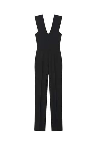 Scheerwollen Jumpsuit Isisa - Zwart