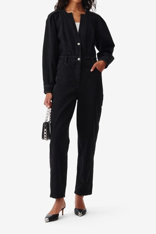 Spijkerjumpsuit Tiase - Zwart