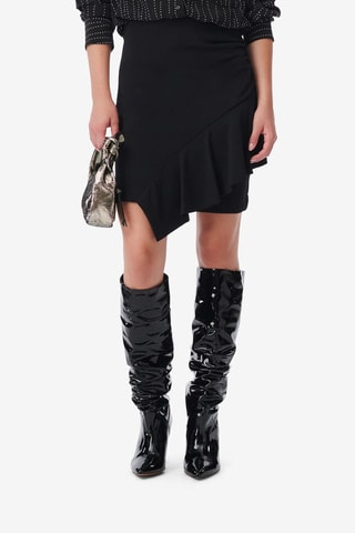 Minirok Hoge Taille Clea - Zwart