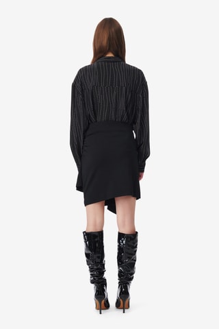 Minirok Hoge Taille Clea - Zwart