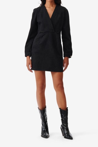 Rechte Jurk Dora - Zwart