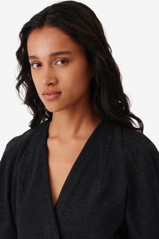 Rechte Jurk Dora - Zwart