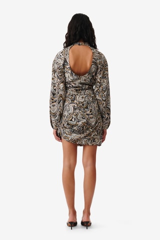 Rechte Zijde Jurk Francia - Beige en Ecru