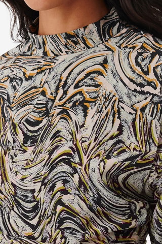 Rechte Zijde Jurk Francia - Beige en Ecru