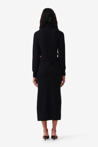 Kasjmier Trui-jurk Isao - Zwart