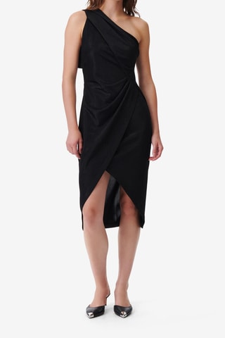 Asymmetrische Jurk Melissia - Zwart