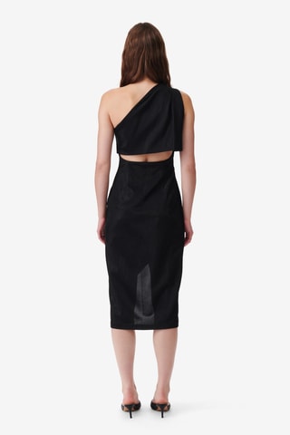 Asymmetrische Jurk Melissia - Zwart