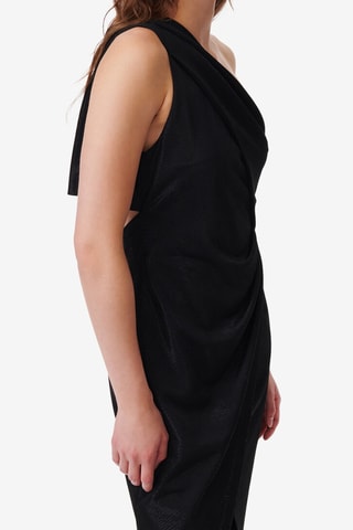 Asymmetrische Jurk Melissia - Zwart