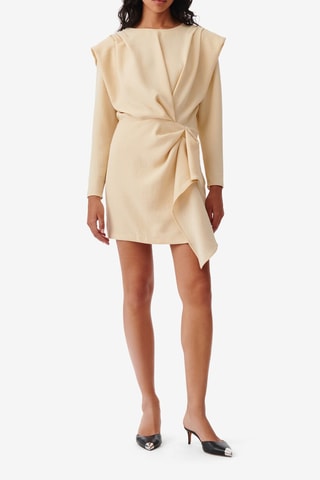 Rechte Jurk Mitzi - Beige