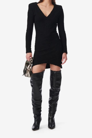 Nauwaansluitende Jurk Othilie - Zwart