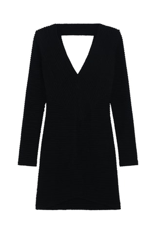 Nauwaansluitende Jurk Othilie - Zwart