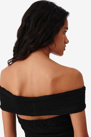 Nauwaansluitende Jurk Oxanne - Zwart