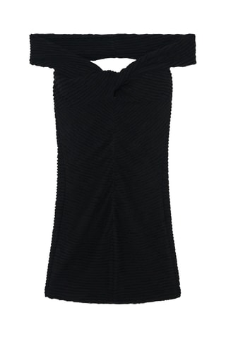 Nauwaansluitende Jurk Oxanne - Zwart