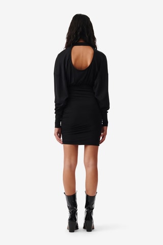 Nauwaansluitende Jurk Viggo - Zwart
