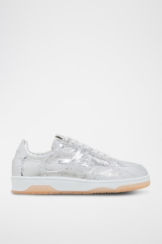 Leren Sneakers Alex - Zilverkleurig