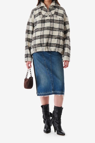 Wollen en Alpacawollen Trui Bika - Ecru