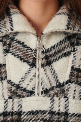 Wollen en Alpacawollen Trui Bika - Ecru