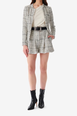 Tweed Jasje Oslani - Wit en Zwart