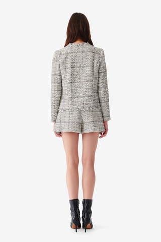 Tweed Jasje Oslani - Wit en Zwart