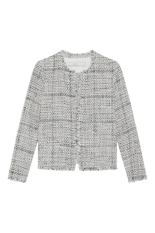 Tweed Jasje Oslani - Wit en Zwart