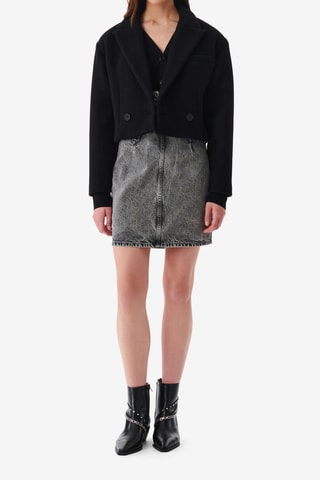 Wollen en Kasjmier Jasje Ronnie - Zwart