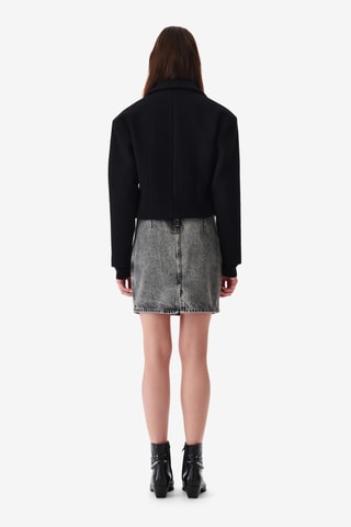 Wollen en Kasjmier Jasje Ronnie - Zwart