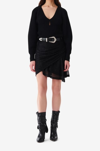 Merinoswollen Trui Adsila - Zwart