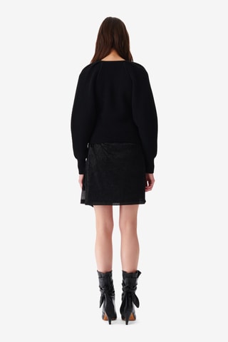 Merinoswollen Trui Adsila - Zwart