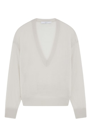 Wollen, Zijde en Kasjmier Trui Haru - Wit