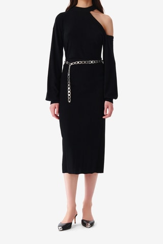 Wollen, Zijde en Kasjmier Trui Heleni - Zwart