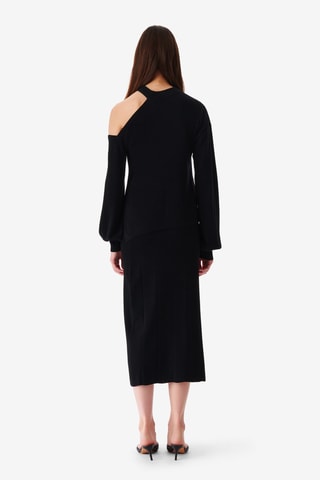 Wollen, Zijde en Kasjmier Trui Heleni - Zwart