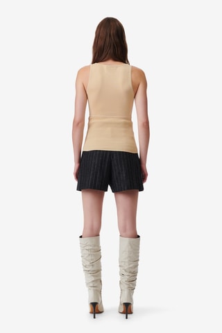 Zijde Top Shimas - Beige