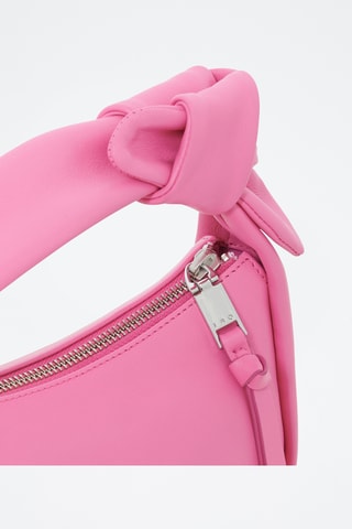 Lamsleren Handtas Noue Baby - Fuchsia