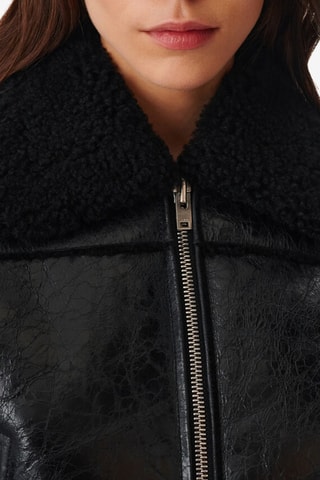 Lamsleren Jasje Miram - Zwart