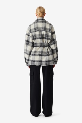 Wollen- en Mohair Jas Pamae - Grijs