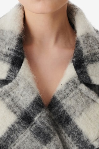 Wollen- en Mohair Jas Pamae - Grijs