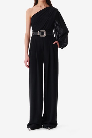 Asymmetrische Top Amalys - Zwart