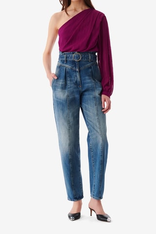 Asymmetrische Top Amalys - Fuchsia