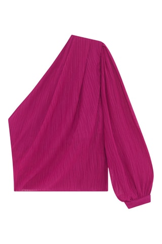 Asymmetrische Top Amalys - Fuchsia