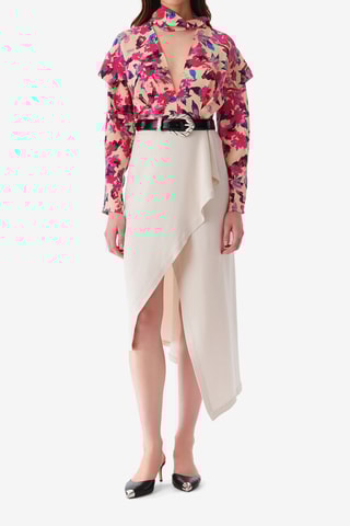 Zijde Top Martina - Ecru